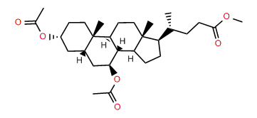 Methyl 3,7-bis(acetyloxy)-cholan-24-oate